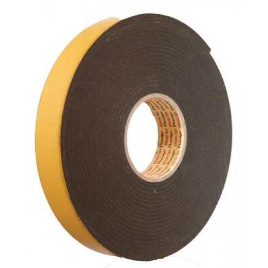 PROSSIVEProssive 5430BL 3mm Kalınlığında Siyah PE Çift Taraflı Köpük Bant - 25mm x 15m