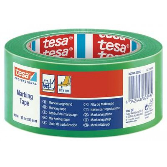 TESA 60760 Yeşil Yer İşaretleme Bandı 50mm x 33m
